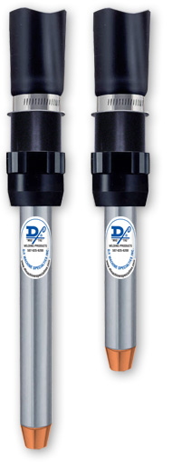 D/F Water-Cooled Straight 5" & Long Reach MIG Torches