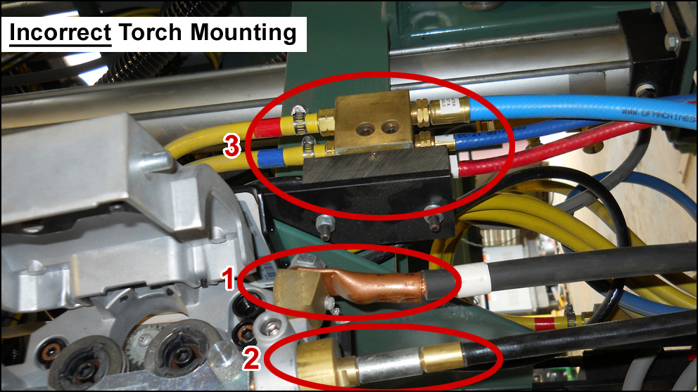 Incorrect Torch Mounting